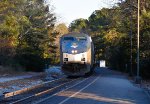 Amtrak Train 186 Arriving in Williamsburg